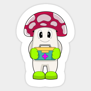 Mushroom Doctor Medicine case Sticker